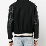 Bomber con logo in nero Golden goose - uomo 