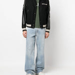 Bomber con logo in nero Golden goose - uomo 