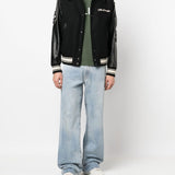 Bomber con logo in nero Golden goose - uomo 