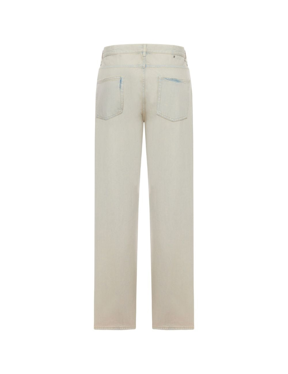 Jeans dritti in beige Golden goose - uomo 