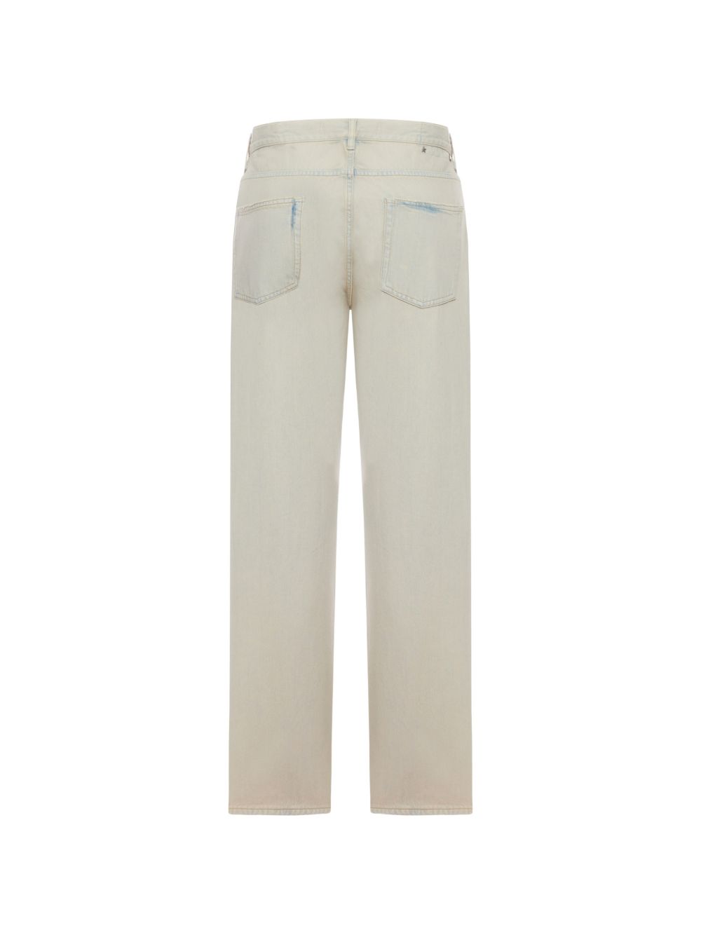 Jeans dritti in beige Golden goose - uomo 