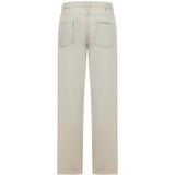 Jeans dritti in beige Golden goose - uomo 
