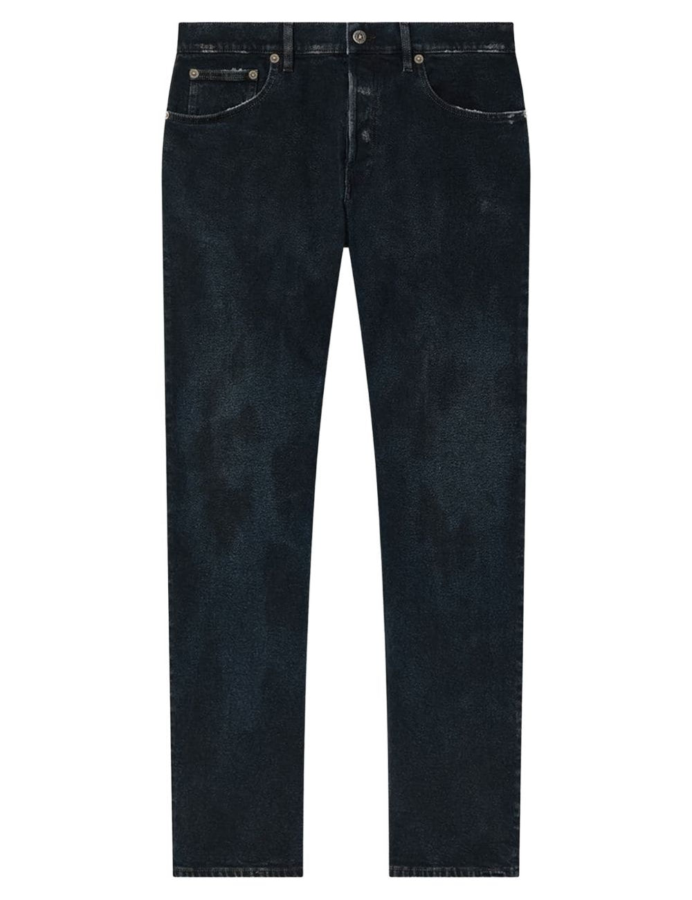 Jeans slim con cinque tasche in blu Golden goose - uomo 