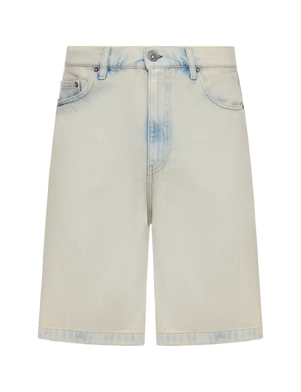 Pantaloncini in denim a cinque tasche in blu Golden goose - uomo 