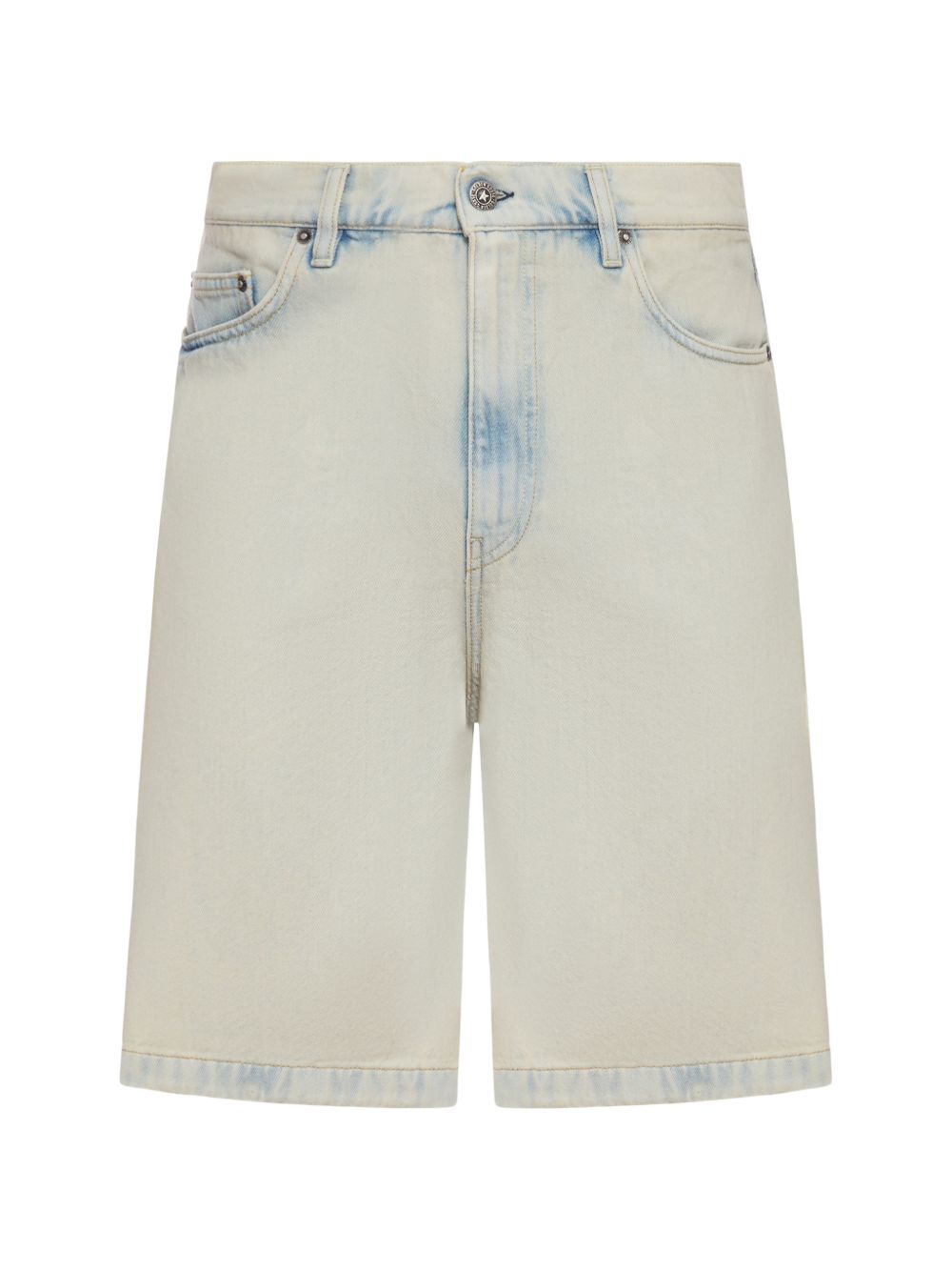 Pantaloncini in denim a cinque tasche in blu Golden goose - uomo 