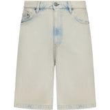 Pantaloncini in denim a cinque tasche in blu Golden goose - uomo 