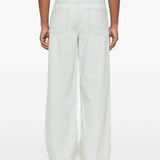 Pantaloni a gamba dritta in celeste Golden goose - uomo 