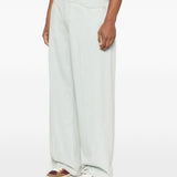 Pantaloni a gamba dritta in celeste Golden goose - uomo 