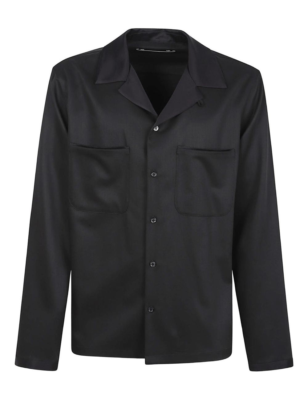 CAMICIA CON TASCHINO IN NERO GOLDEN GOOSE - UOMO 