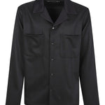 CAMICIA CON TASCHINO IN NERO GOLDEN GOOSE - UOMO 