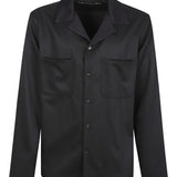 CAMICIA CON TASCHINO IN NERO GOLDEN GOOSE - UOMO 