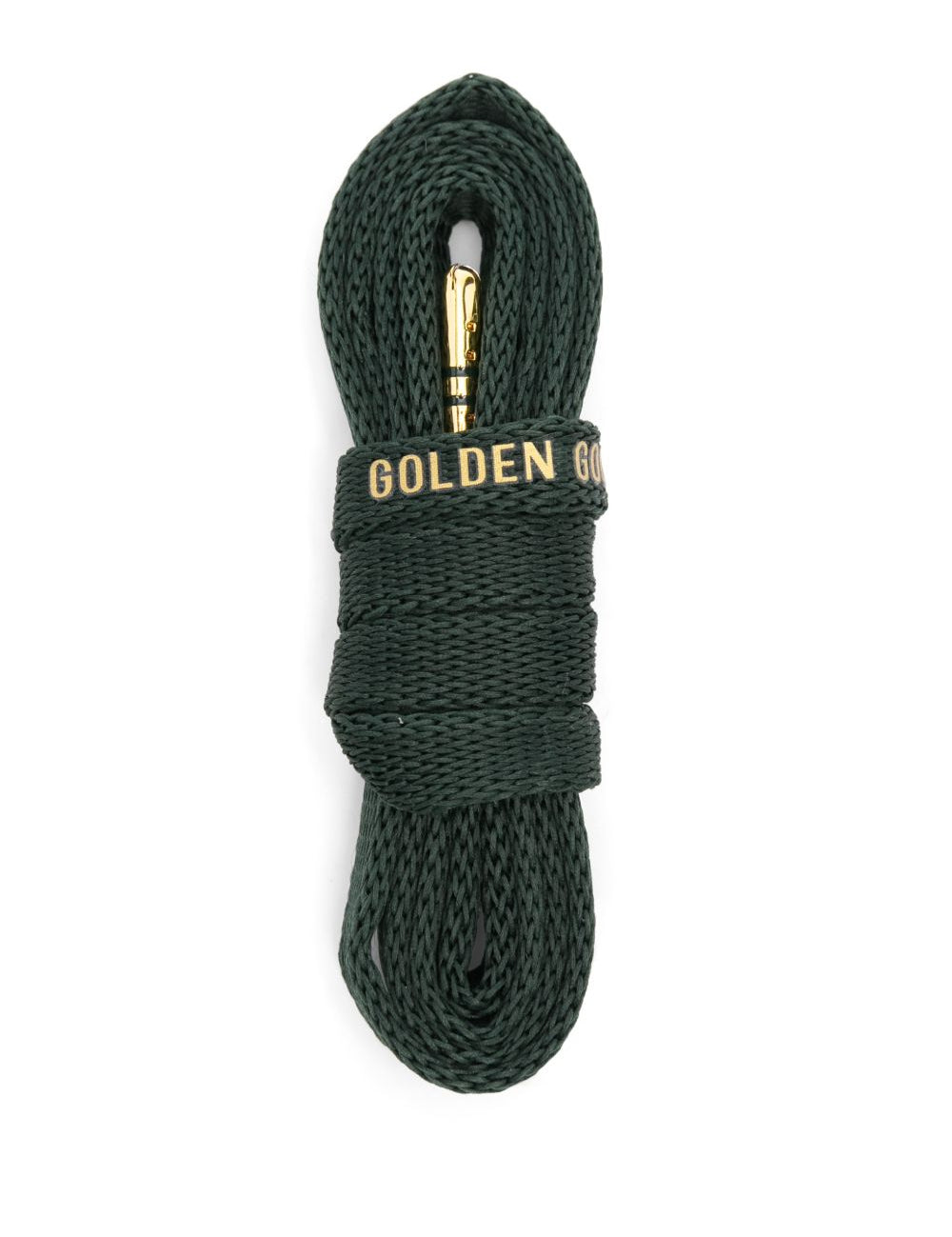 Lacci per scarpe con stampa del logo in verde Golden goose - unisex 