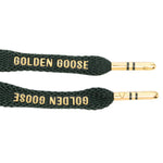 Lacci per scarpe con stampa del logo in verde Golden goose - unisex 