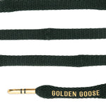 Lacci per scarpe con stampa del logo in verde Golden goose - unisex 