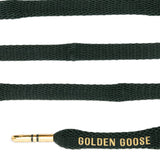Lacci per scarpe con stampa del logo in verde Golden goose - unisex 