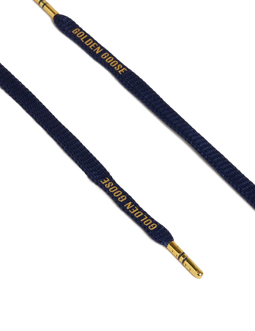 Lacci per scarpe con stampa del logo in blu Golden goose - unisex 