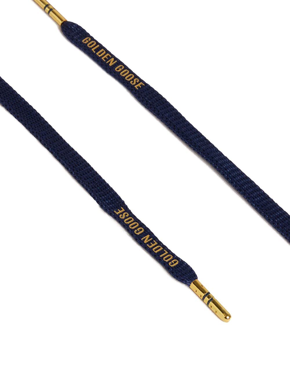 Lacci per scarpe con stampa del logo in blu Golden goose - unisex 