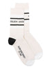 Calzini con logo a strisce in bianco Golden goose - uomo