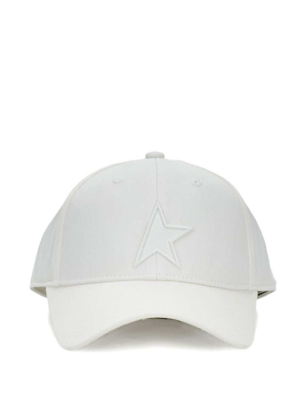 Cappellino da baseball in cotone con dettaglio a stella in bianco Golden goose - unisex 