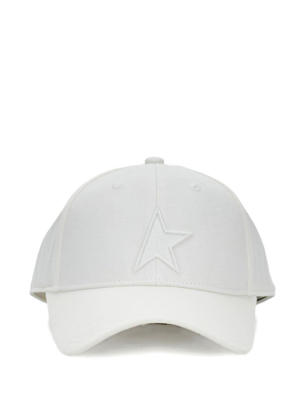 Cappellino da baseball in cotone con dettaglio a stella in bianco Golden goose - unisex 