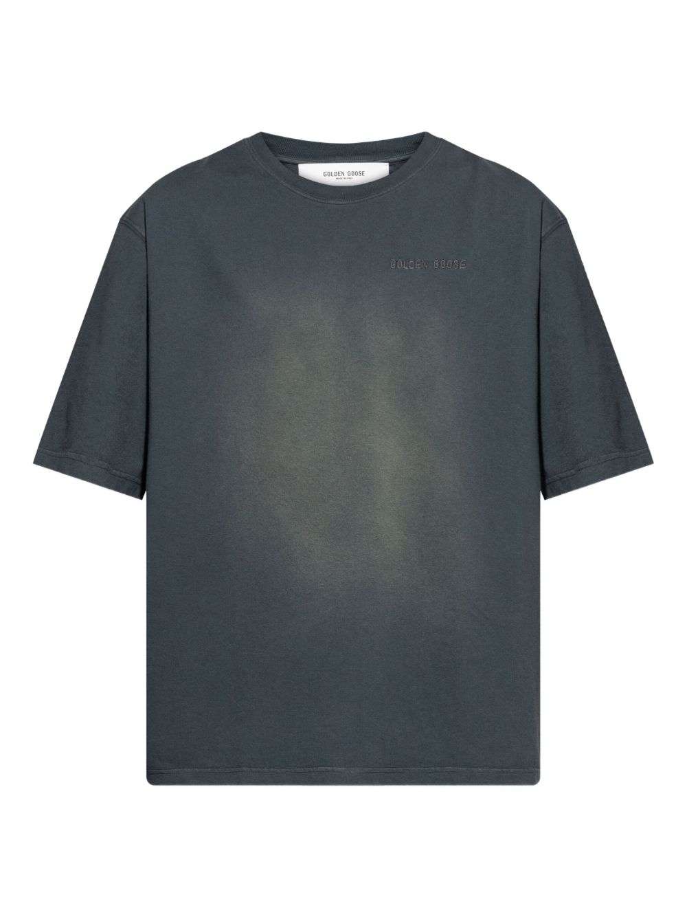 T-shirt a maniche corte in nero Golden goose - uomo 