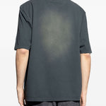 T-shirt a maniche corte in nero Golden goose - uomo 