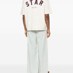 T-shirt con decorazione in bianco Golden goose - unisex 