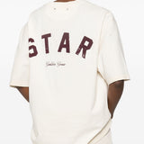 T-shirt con decorazione in bianco Golden goose - unisex 