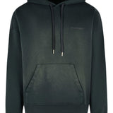 Felpa con cappuccio journey in nero Golden goose - unisex 