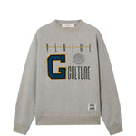 Felpa stampata in grigio Golden goose - unisex 