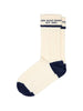 Golden Goose men's beige cable-knit socks