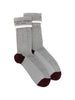 Multicolor knitted logo socks