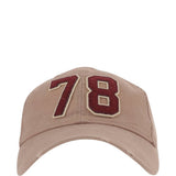 Cappello da baseball con applicazione in beige Golden goose - unisex 