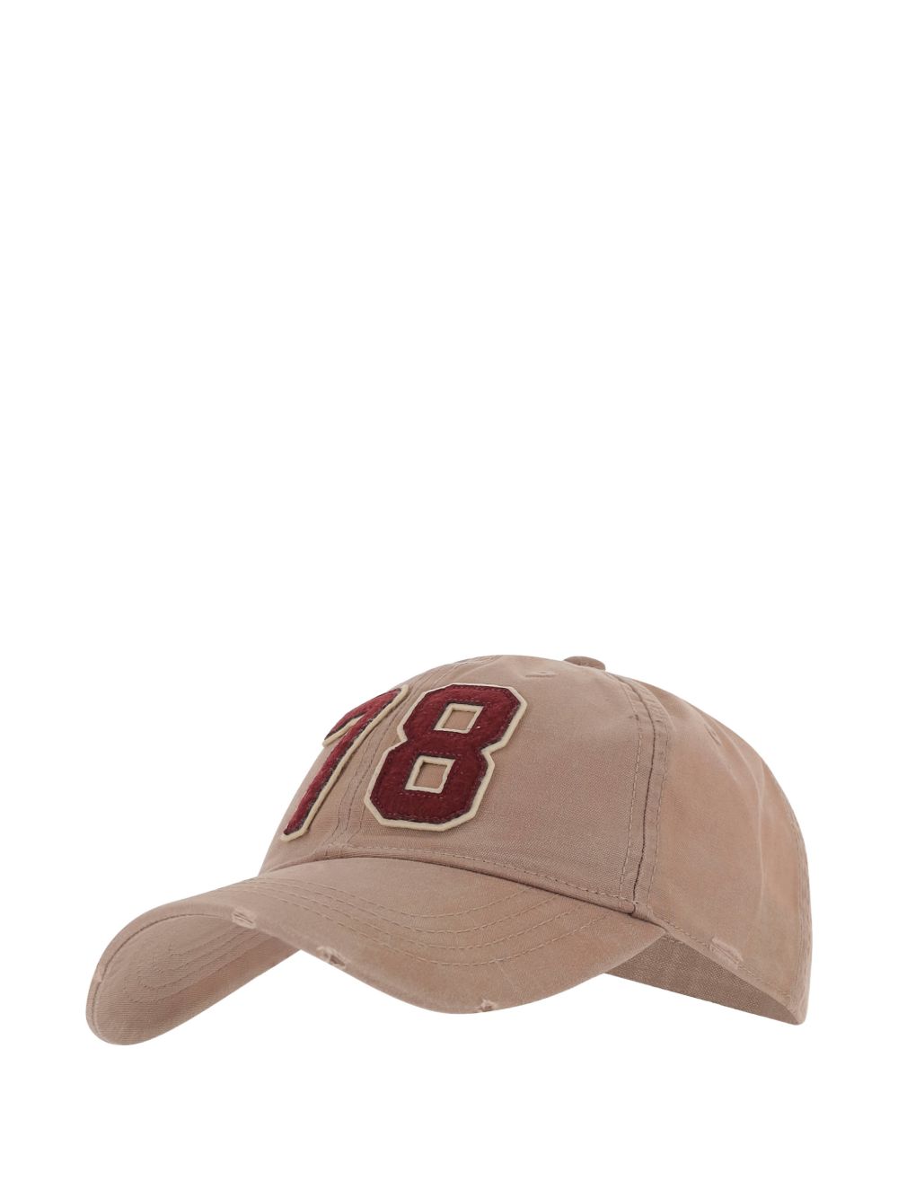 Cappello da baseball con applicazione in beige Golden goose - unisex 