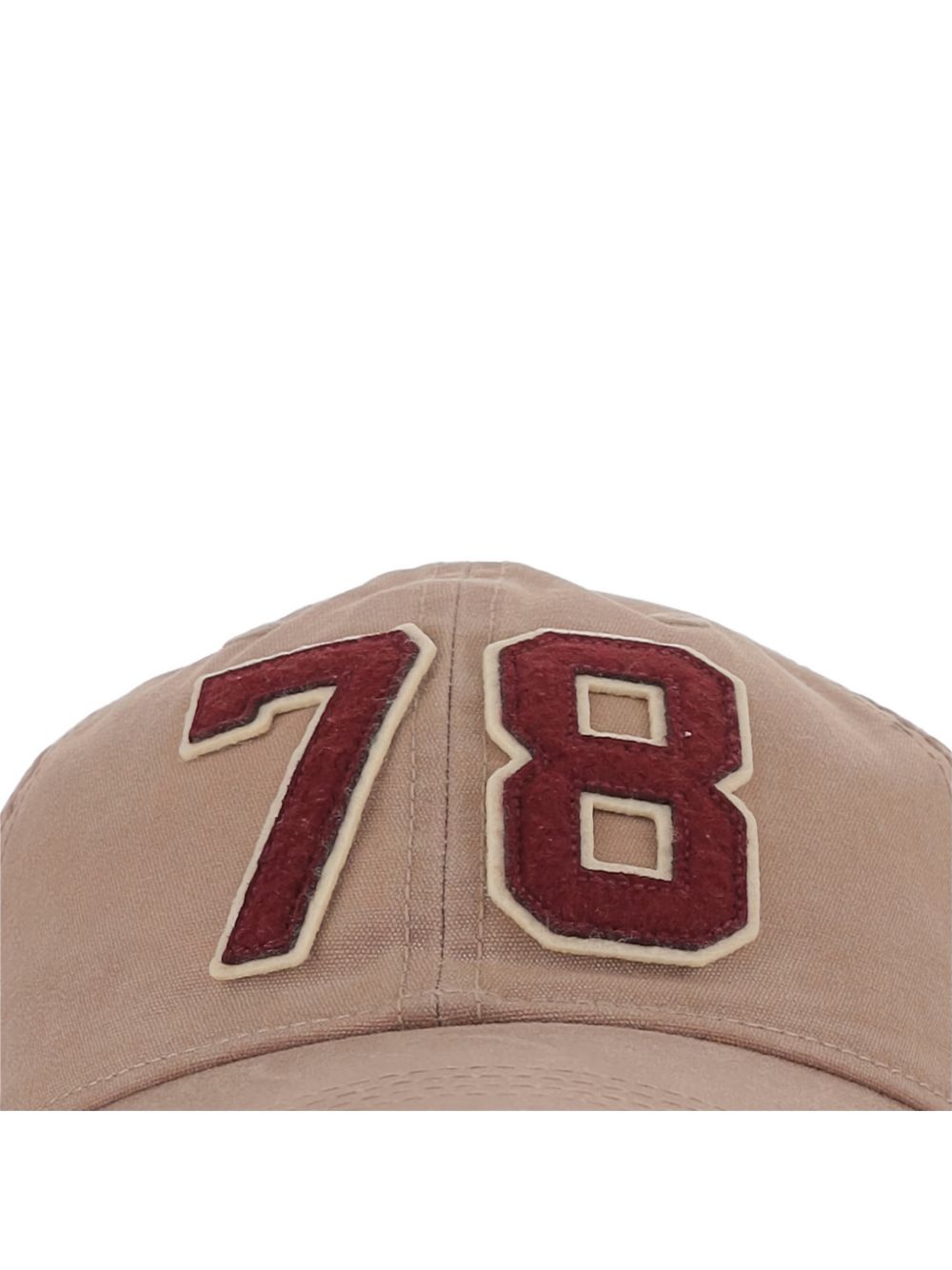 Cappello da baseball con applicazione in beige Golden goose - unisex 