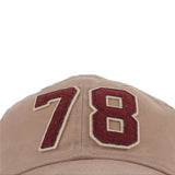 Cappello da baseball con applicazione in beige Golden goose - unisex 