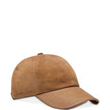 Cappello in camoscio con borchie in marrone Golden goose - unisex 