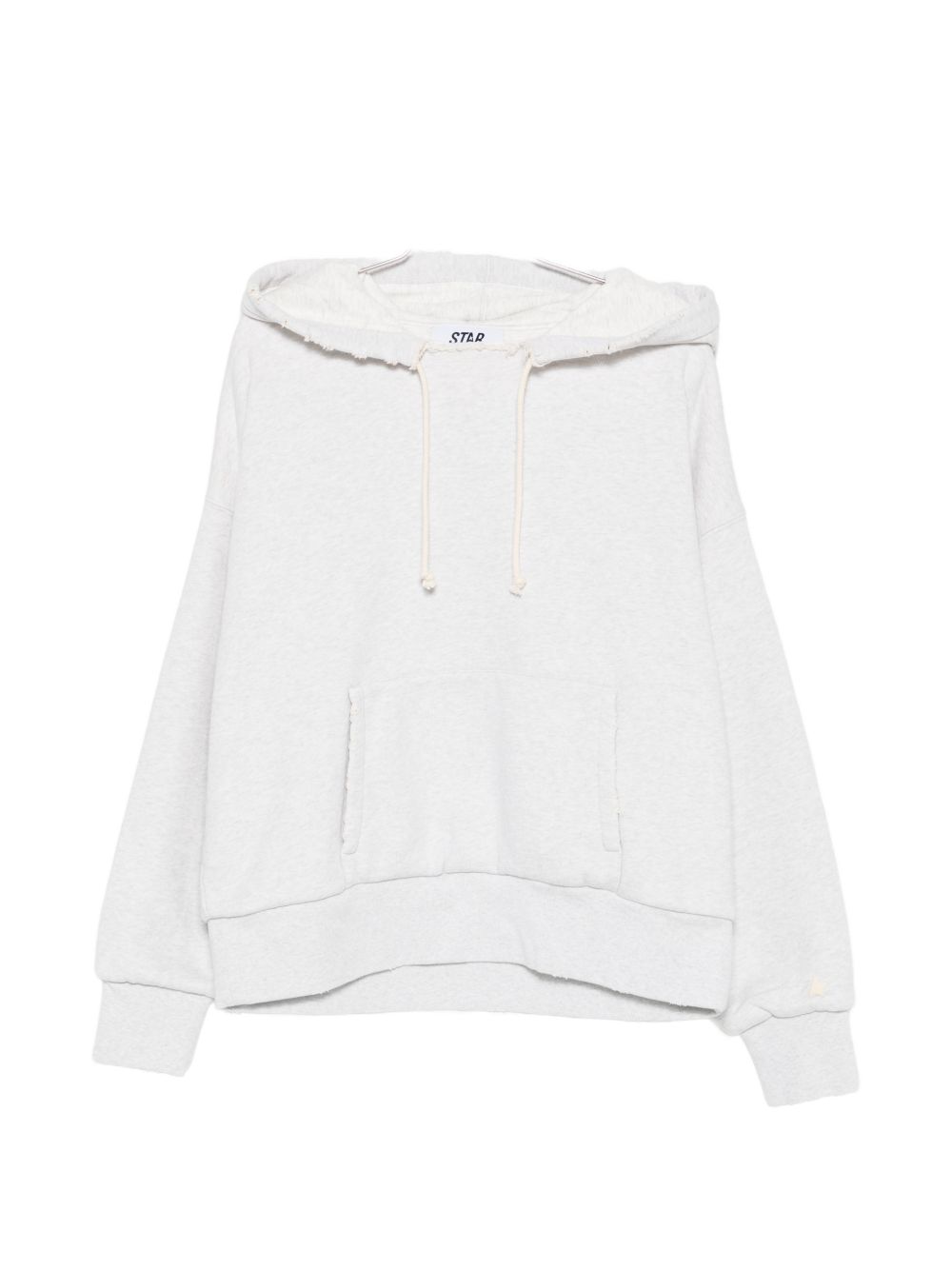Felpa con cappuccio e tasca in grigio Golden goose - unisex 