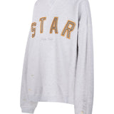 Felpa con applicazione in grigio Golden goose - unisex 