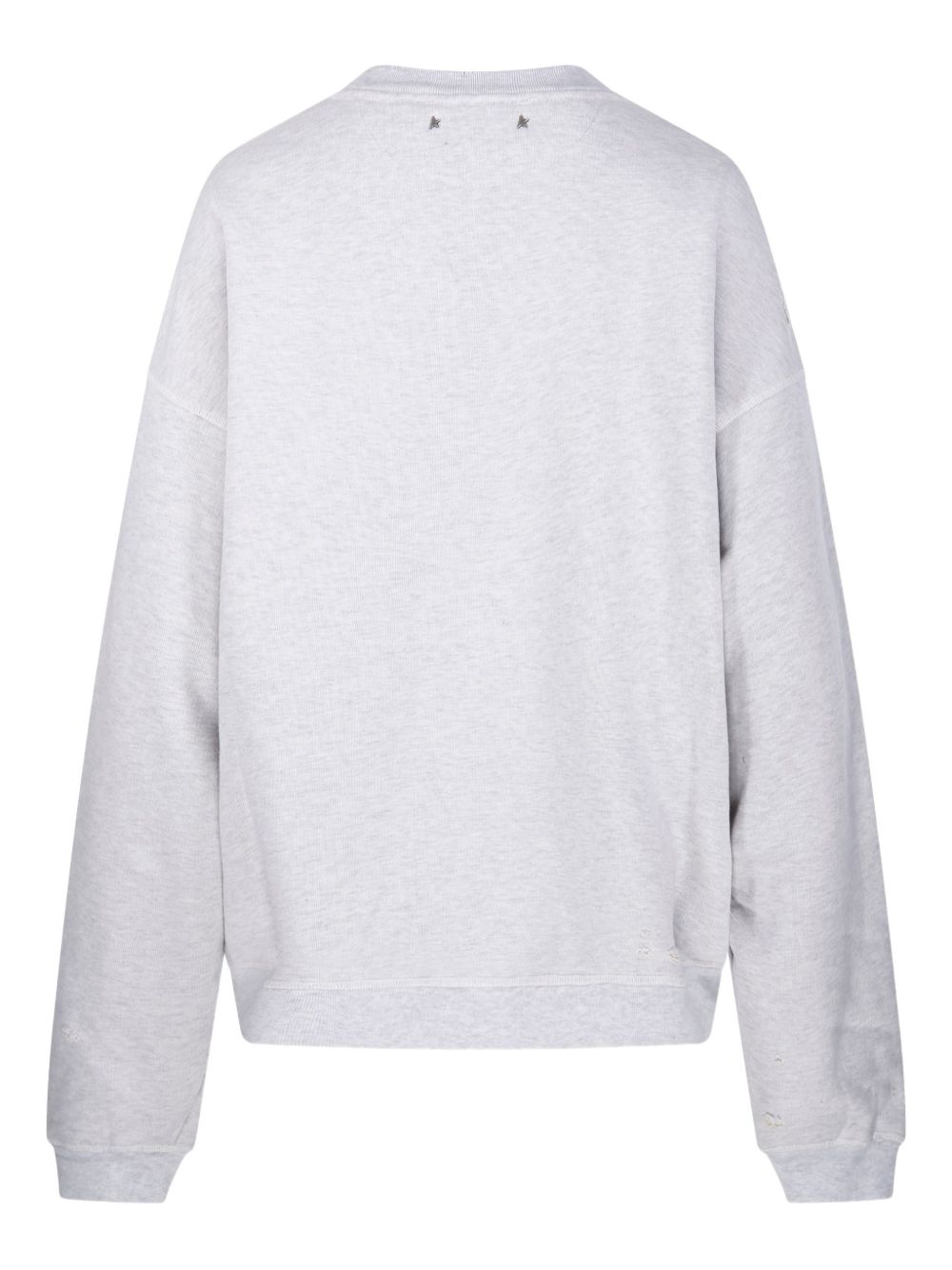 Felpa con applicazione in grigio Golden goose - unisex 