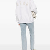 Felpa doppio strato star in bianco Golden goose - unisex 