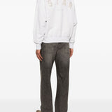 Felpa doppio strato star in bianco Golden goose - unisex 