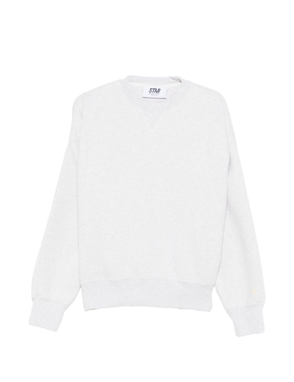 Felpa doppio strato star in bianco Golden goose - unisex 