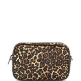 Borsa a tracolla Star mini con stampa leopardata in marrone Golden goose - donna 