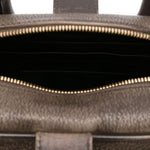 Borsa a mano con chiusura con zip in marrone Golden goose - donna 