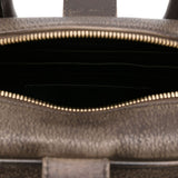 Borsa a mano con chiusura con zip in marrone Golden goose - donna 