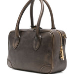 Borsa a mano con chiusura con zip in marrone Golden goose - donna 