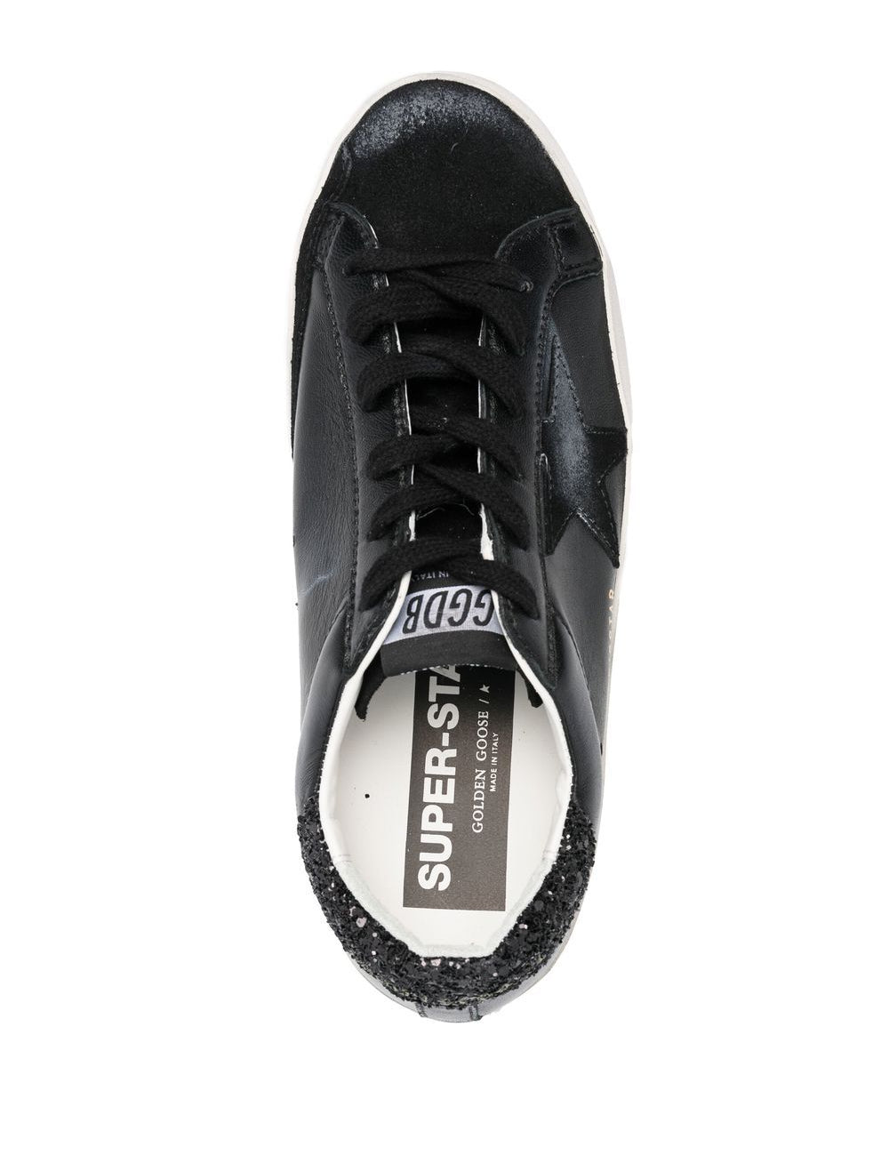 Sneakers Super Star in nero Golden goose - donna 