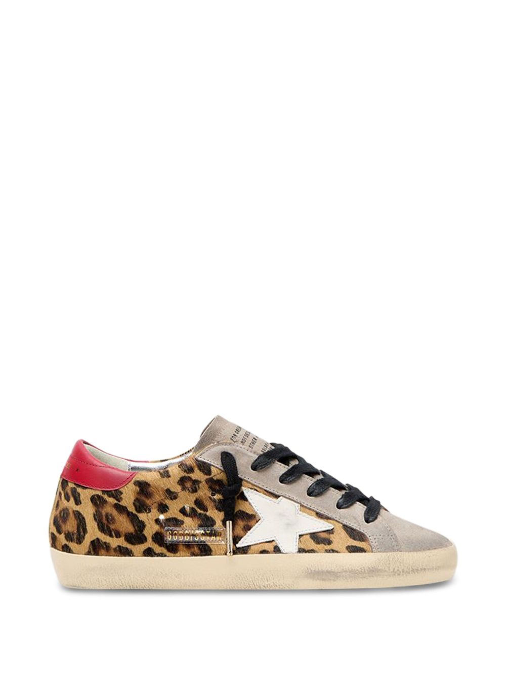 Sneakers Super-Star leopardate in marrone Golden goose - donna 