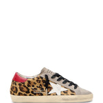Sneakers Super-Star leopardate in marrone Golden goose - donna 